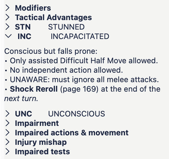 Side panel with Incapacitated open.